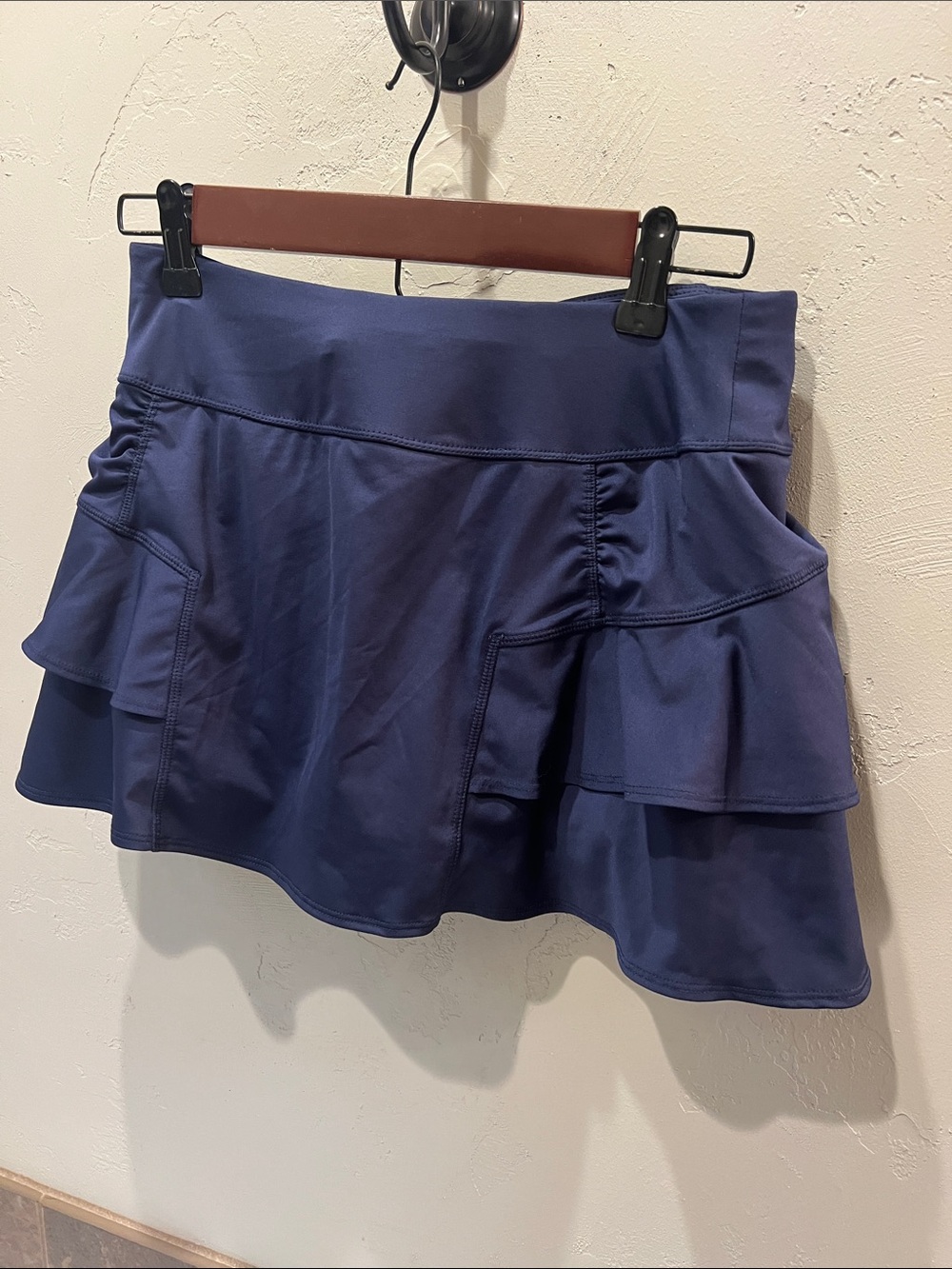 Athleta Navy Blue Tiered Athletic Skort